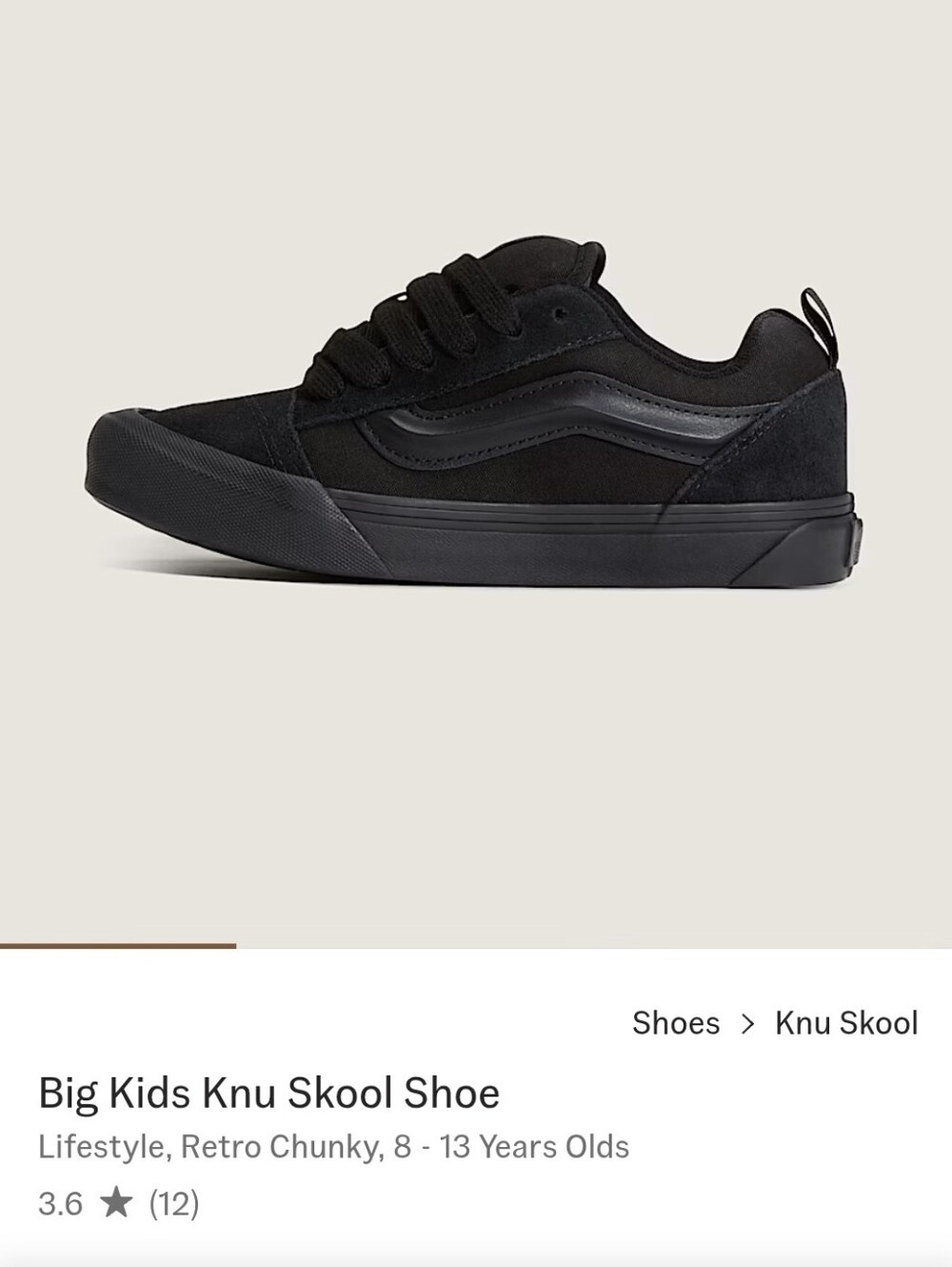 Vans Knu Skool Black